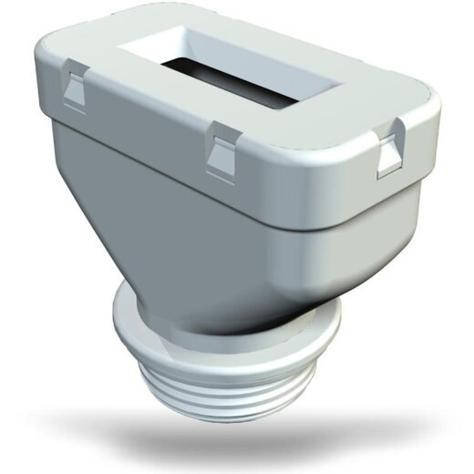 OBO Flachkabelverschraubung 106 FL M32 10 29 steingrau