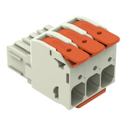 WAGO 1-Leiter-Federleiste Hebel Push-in CAGE CLAMP®...