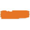 WAGO Abschluss- und Zwischenplatte 1 mm dick orange 2006-8692