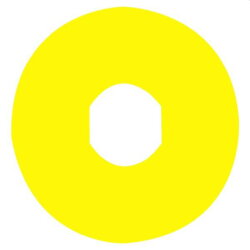 Schneider Electric Not-Aus-Schild ZBY9101 D60 Drucktaster...