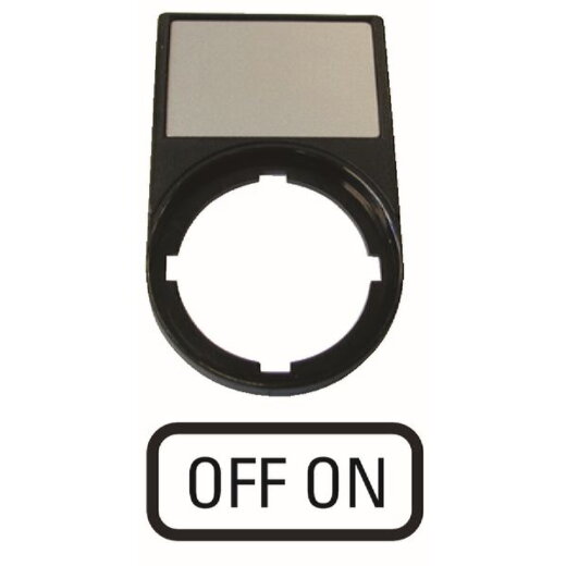 EATON Electric Träger + Schild M22S-ST-GB10 OFF ON