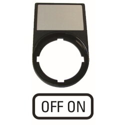 EATON Electric Träger + Schild M22S-ST-GB10 OFF ON