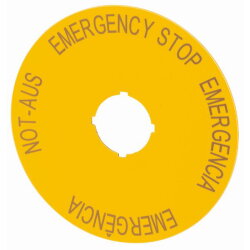 EATON Electric Not-Aus-Schild M22-XAK2