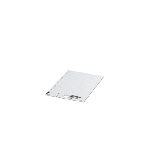 Phoenix Contact Kunststoffschild US-EMLP (20X9) weiss unbeschriftet