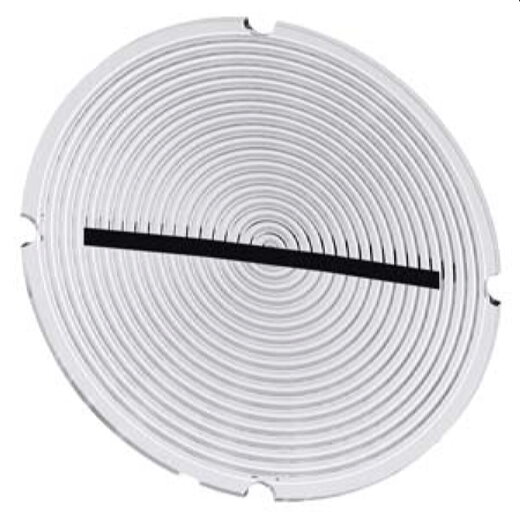 Siemens Einlegeschild rund milchig Symbol Abnahme minus 3SU1900-0AB71-0QY0