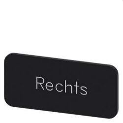 Siemens Bezeichnungsschild 12,5x27 Rechts 3SU1900-0AC16-0AH0