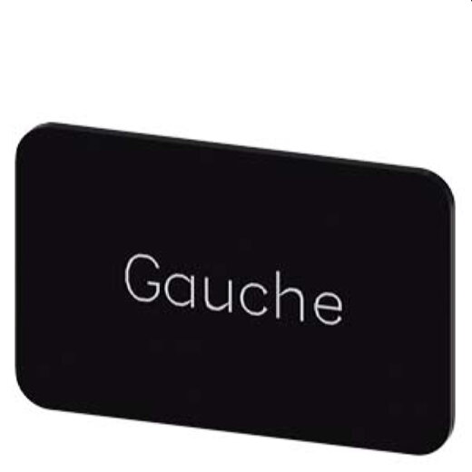 Siemens Bezeichnungsschild 17,5x27 GAUCHE 3SU1900-0AD16-0GH0