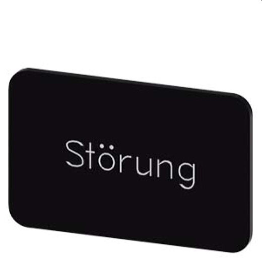 Siemens Bezeichnungsschild 17,5x27 Störung 3SU1900-0AD16-0AQ0