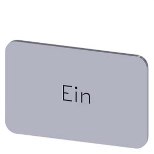 Siemens Bezeichnungsschild 17,5x27 Ein 3SU1900-0AD81-0AB0