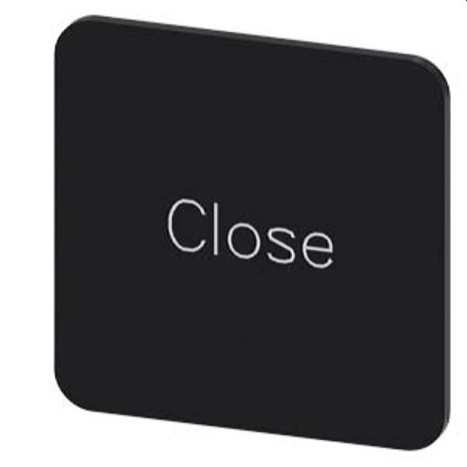 Siemens Bezeichnungsschild 22x22 Close 3SU1900-0AF16-0DX0