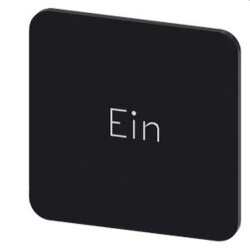 Siemens Bezeichnungsschild 22x22 Ein 3SU1900-0AF16-0AB0