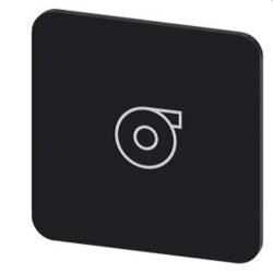 Siemens Bezeichnungsschild 22x22 Lüfter...