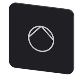 Siemens Bezeichnungsschild 22x22 Pumpe 3SU1900-0AF16-0RD0