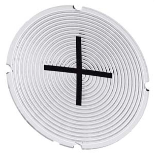 Siemens Einlegeschild rund milchig Symbol Zunahme plus 3SU1900-0AB71-0QX0