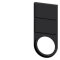Siemens Schildträger flach schwarz 2 Schilder 17,5x27mm, 3SU1900-0BQ10-0AA0