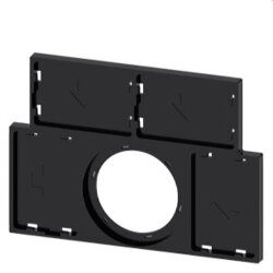 Siemens Schildträger flach schwarz 4 Schilder...