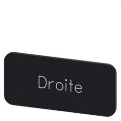 Siemens Bezeichnungsschild 12,5x27 DROITE 3SU1900-0AC16-0GG0