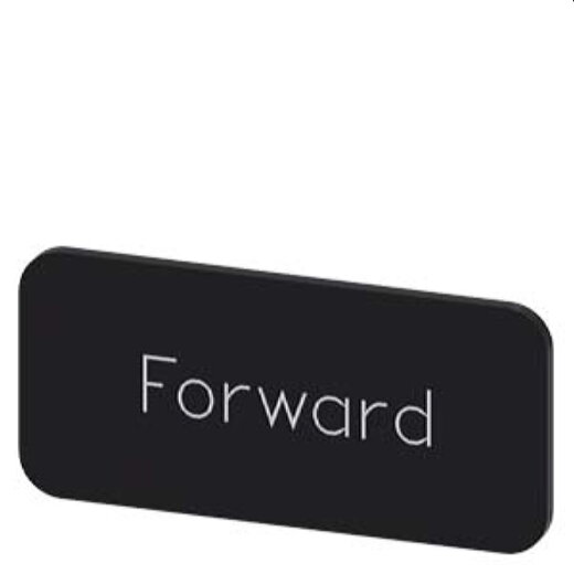 Siemens Bezeichnungsschild 12,5x27 Forward 3SU1900-0AC16-0DN0