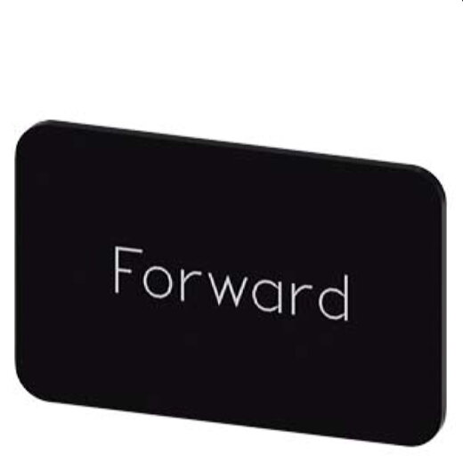 Siemens Bezeichnungsschild 17,5x27 Forward 3SU1900-0AD16-0DN0