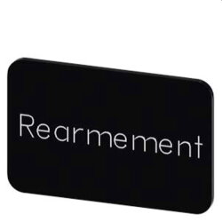 Siemens Bezeichnungsschild 17,5x27 REARMEMENT...