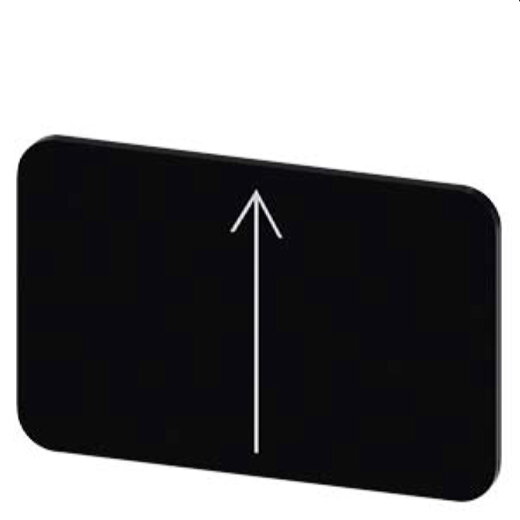 Siemens Bezeichnungsschild 17,5x27 Pfeil oben 3SU1900-0AD16-0QS0