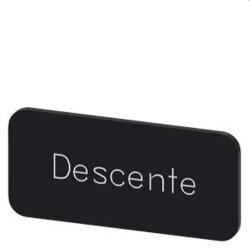 Siemens Bezeichnungsschild 12,5x27 Descente...