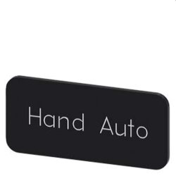 Siemens Bezeichnungsschild 12,5x27 Hand Auto...