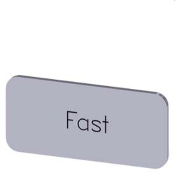Siemens Bezeichnungsschild 12,5x27 Fast 3SU1900-0AC81-0EE0