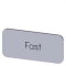 Siemens Bezeichnungsschild 12,5x27 Fast 3SU1900-0AC81-0EE0