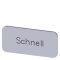 Siemens Bezeichnungsschild 12,5x27 schnell 3SU1900-0AC81-0AM0