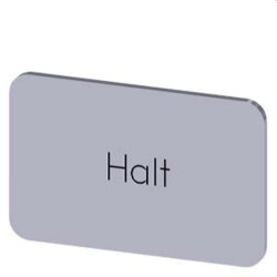 Siemens Bezeichnungsschild 17,5x27 Halt 3SU1900-0AD81-0AK0