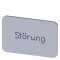 Siemens Bezeichnungsschild 17,5x27 Störung 3SU1900-0AD81-0AQ0