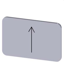 Siemens Bezeichnungsschild 17,5x27 Pfeil oben...