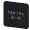 Siemens Bezeichnungsschild 22x22 Arret-Marche 3SU1900-0AF16-0GU0