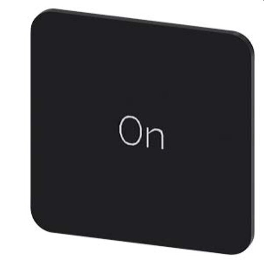 Siemens Bezeichnungsschild 22x22 On 3SU1900-0AF16-0DJ0