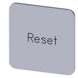 Siemens Bezeichnungsschild 22x22 Reset 3SU1900-0AF81-0DU0