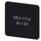Siemens Bezeichnungsschild 27x27 Arret-Marche 3SU1900-0AE16-0GU0