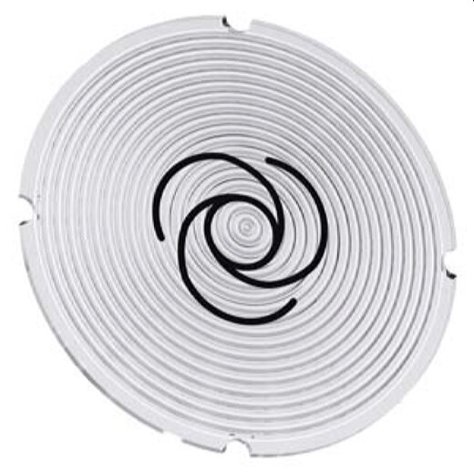 Siemens Einlegeschild rund milchig Symbol automatischer Ablauf 3SU1900-0AB71-0RQ0