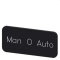 Siemens Bezeichnungsschild 12,5x27 Man-O-Auto 3SU1900-0AC16-0DY0