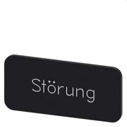 Siemens Bezeichnungsschild 12,5x27 Störung...