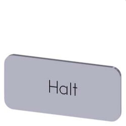 Siemens Bezeichnungsschild 12,5x27 Halt 3SU1900-0AC81-0AK0
