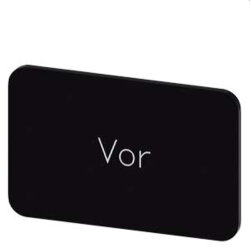 Siemens Bezeichnungsschild 17,5x27 Vor 3SU1900-0AD16-0AF0