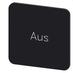 Siemens Bezeichnungsschild 22x22 Aus 3SU1900-0AF16-0AC0