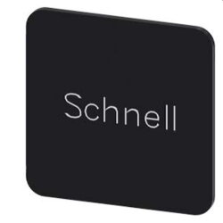 Siemens Bezeichnungsschild 22x22 schnell 3SU1900-0AF16-0AM0