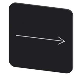 Siemens Bezeichnungsschild 22x22 Pfeil rechts...