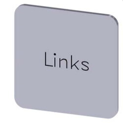 Siemens Bezeichnungsschild 22x22 Links 3SU1900-0AF81-0AJ0