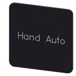 Siemens Bezeichnungsschild 27x27 Hand Auto...