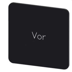 Siemens Bezeichnungsschild 27x27 Vor 3SU1900-0AE16-0AF0