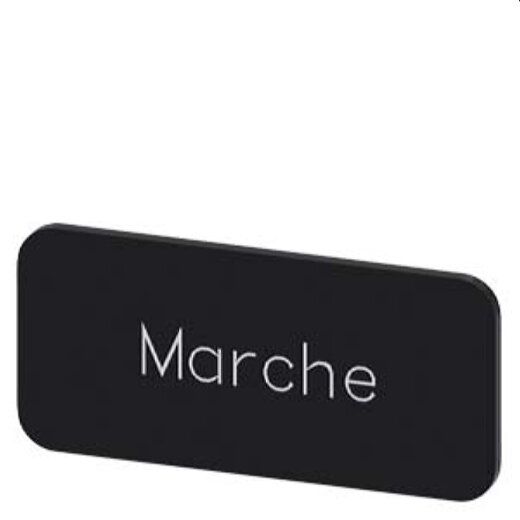 Siemens Bezeichnungsschild 12,5x27 Marche 3SU1900-0AC16-0GA0