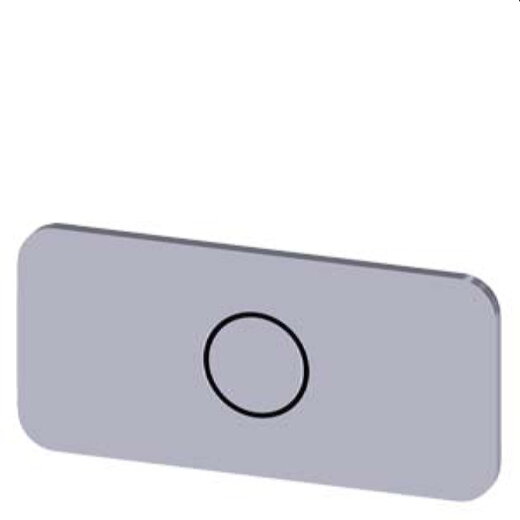 Siemens Bezeichnungsschild 12,5x27 O 3SU1900-0AC81-0QA0